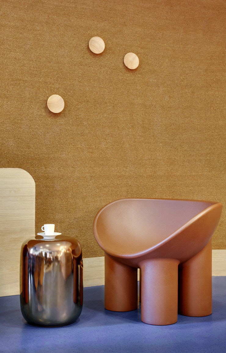 Fauteuil Roly Poly de Faye Toogood (Driade).