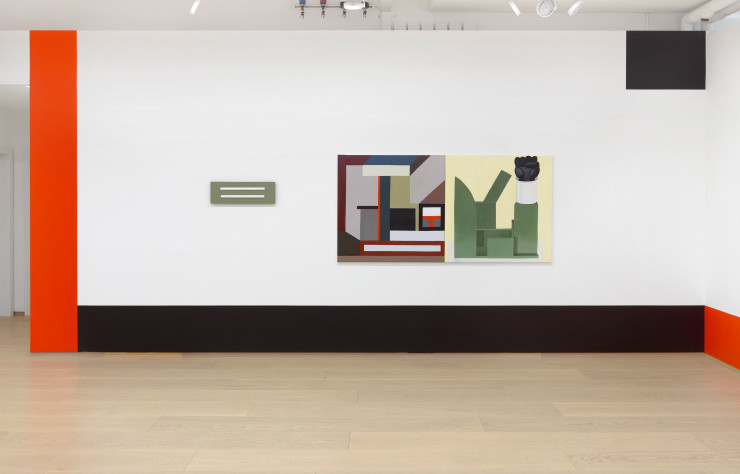 Malgré leur abstraction, les toiles de Nathalie du Pasquier conservent un aspect éminemment décoratif.