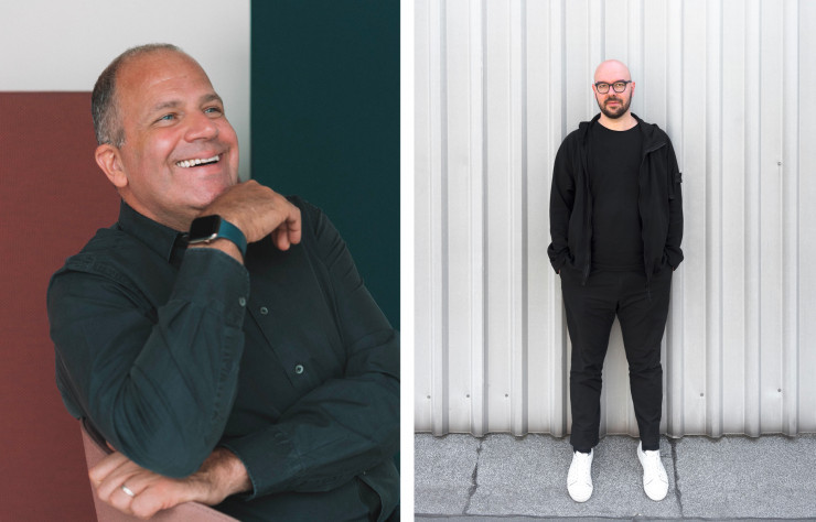 Robert Acouri, le fondateur de Cider (à gauche), s’est associé au designer Luca Nichetto pour créer La Manufacture.