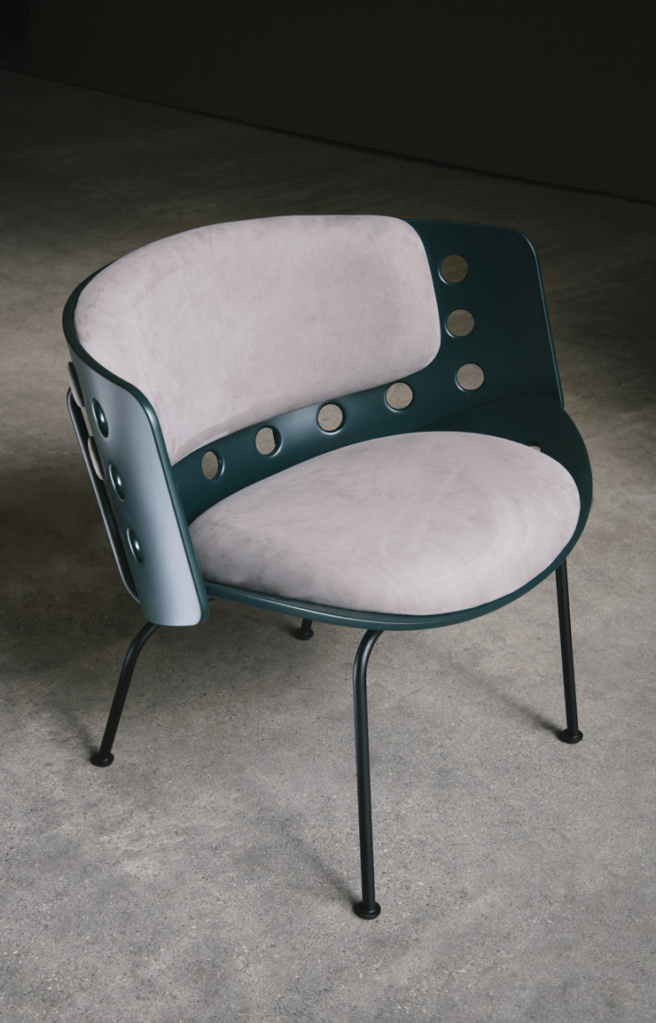 Melitea, fauteuil atypique dessiné par Luca Nichetto.
