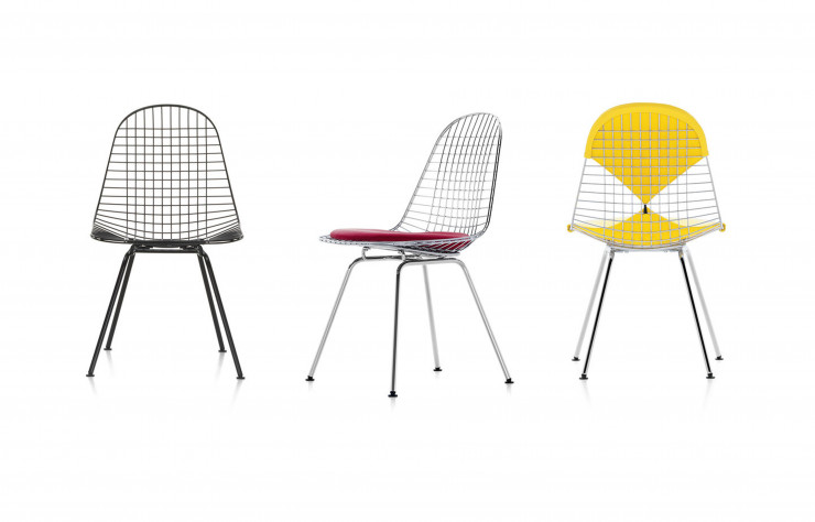 La série Wire Chair (1951).