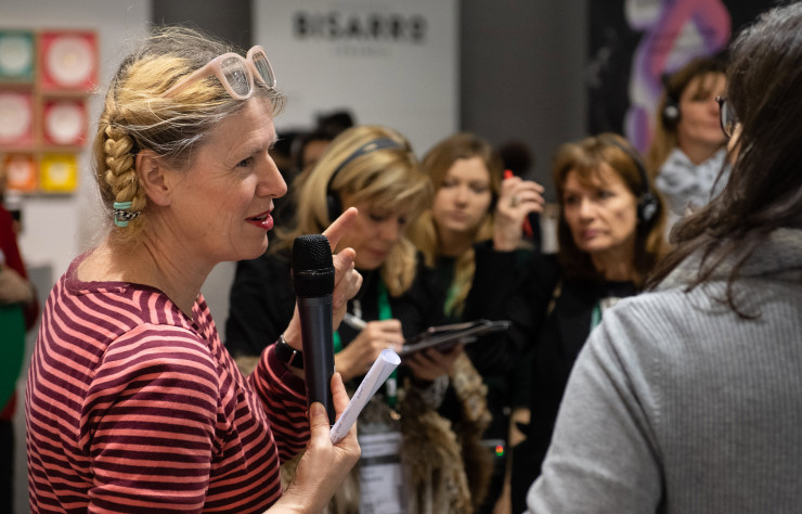 Ineke Hans, guide passionnante sur ce salon Ambiente.