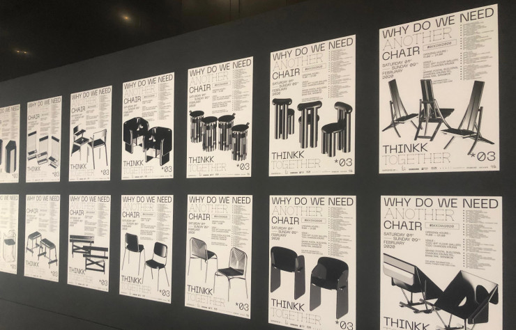 L’exposition a aussi été pour le studio THINKK Together, basé à Bangkok, l’occasion de plancher sur des posters…