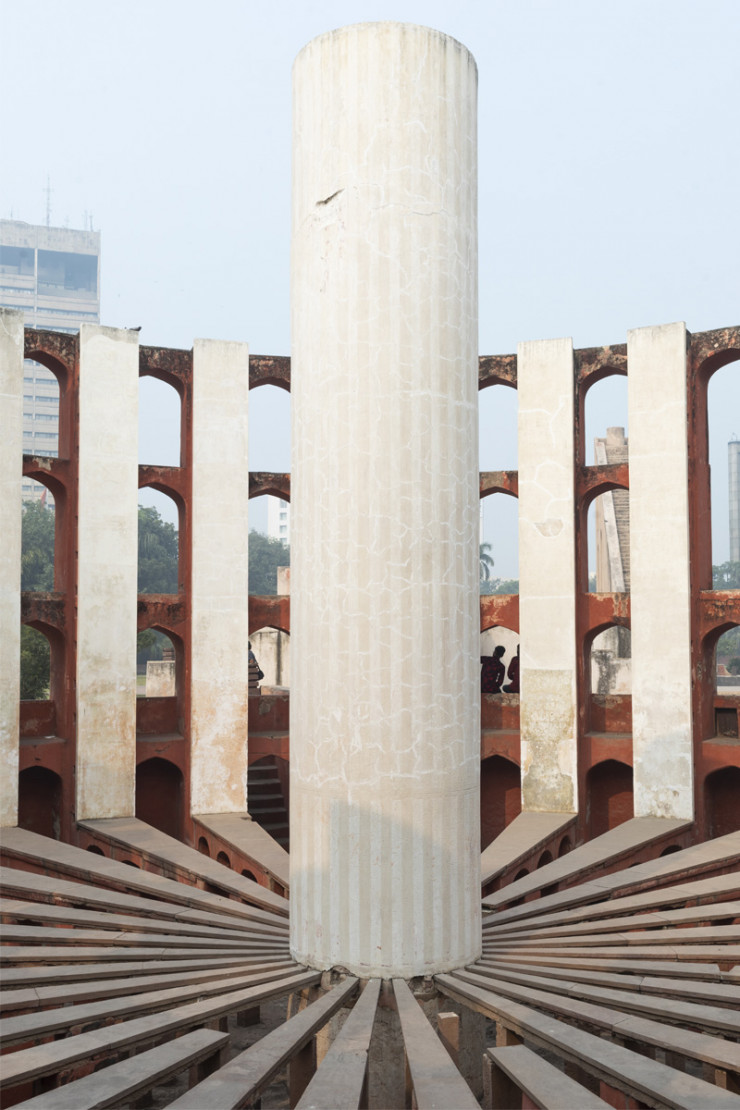 Le Yama Rantra est l’un des treize instruments astronomiques de l’observatoire Jantar Mantar.