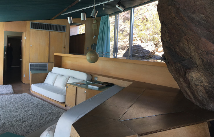 Le rapport au paysage et à la nature gouvernent souvent la conception architecturale, comme en atteste cette réalisation d’Albert Frey, seulement ouverte au public durant la Modernism Week.