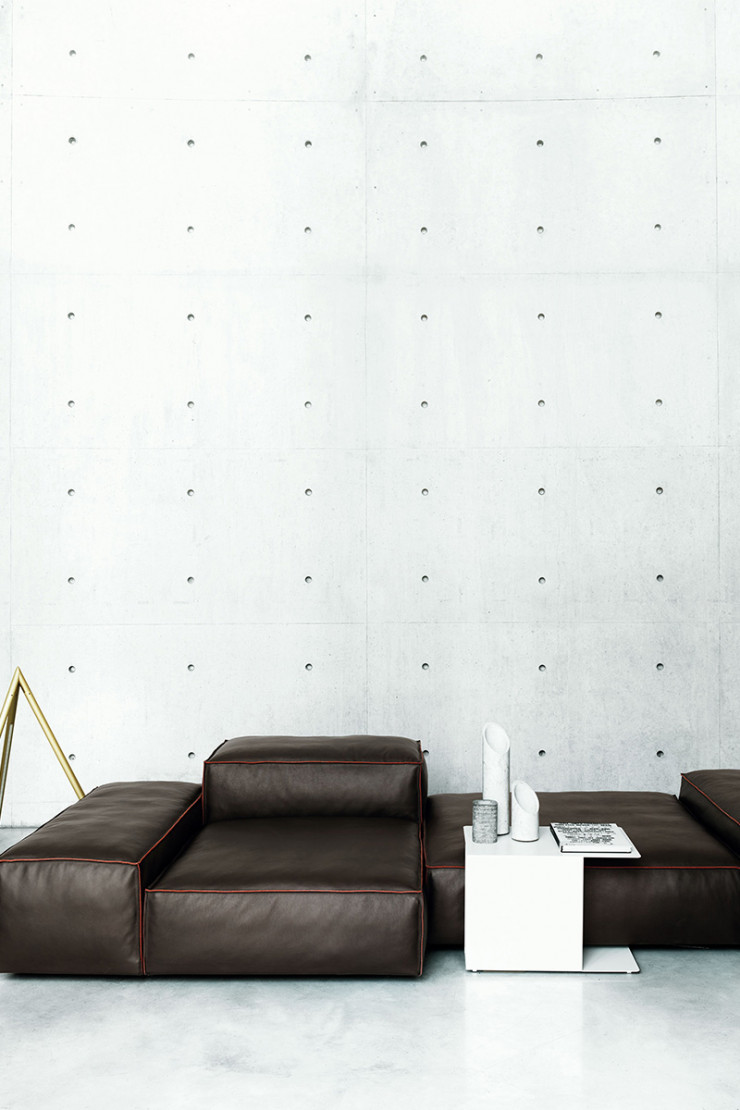 Le canapé Extrasoft de Piero Lissoni pour Living Divani.