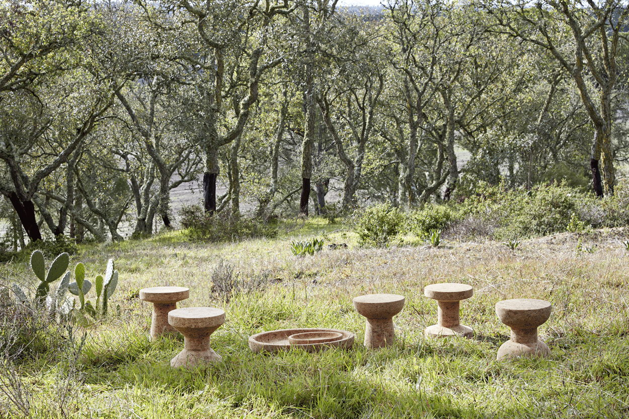 Une décoration qui se fond parfaitement dans la nature.