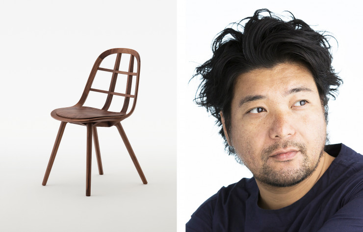 Chaise de la collection « Nadia » de Jin Kuramoto (Meetee).
