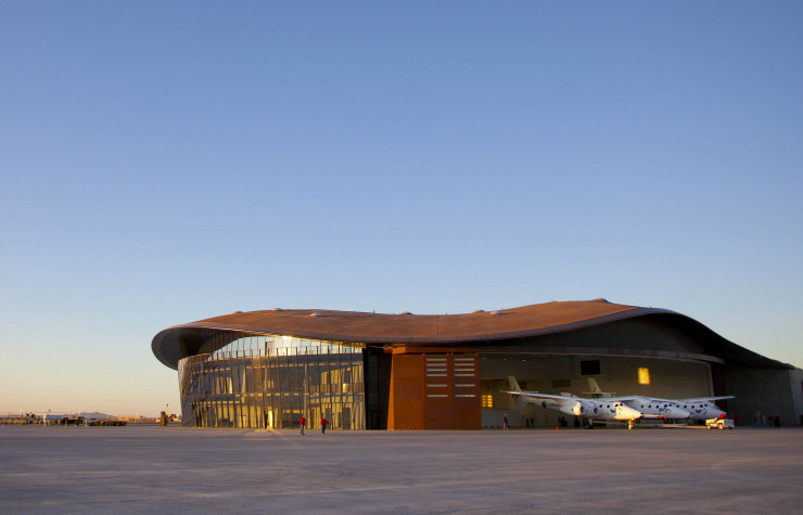 Le Spaceport, vu côté piste…