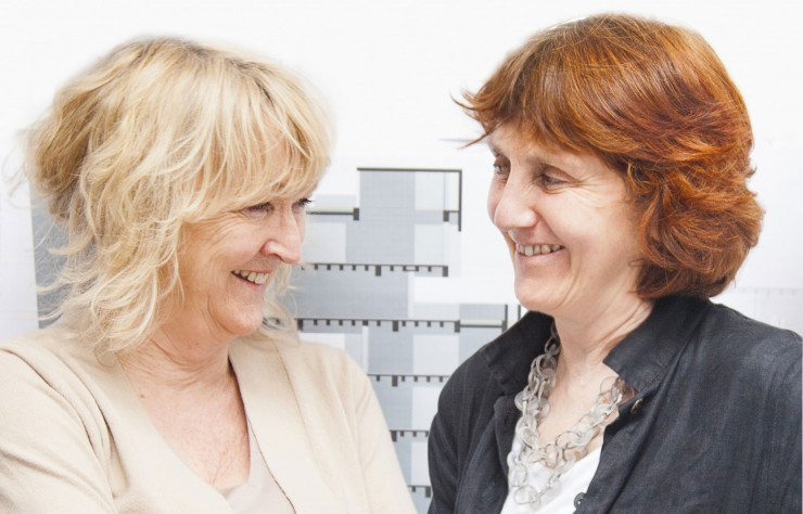 Yvonne Farrell et Shelley McNamara, les deux fondatrices de Grafton Architects, Pritzker Prize 2020.