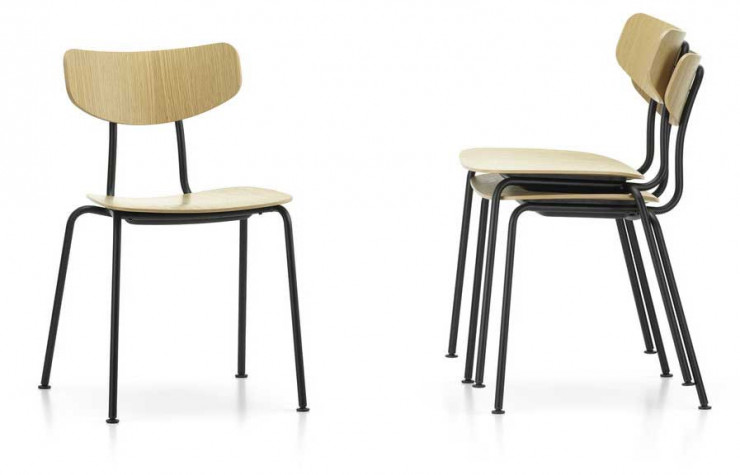 Chaise Moca de Jasper Morrison (2020, Vitra).