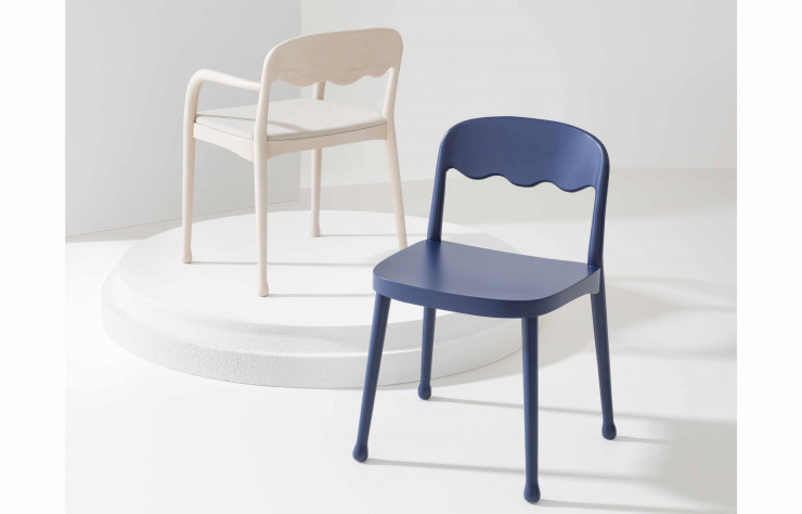 Chaises Frisée de Cristina Celestino (Billiani, 2020).