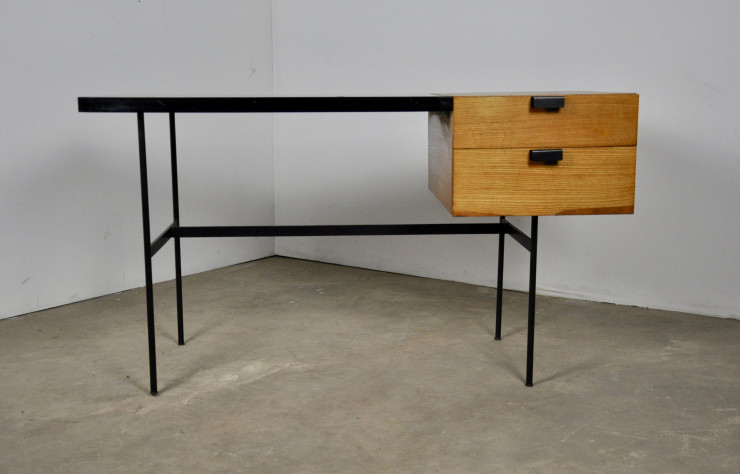 Bureau CM141 de Pierre Paulin pour Thonet France (1954).