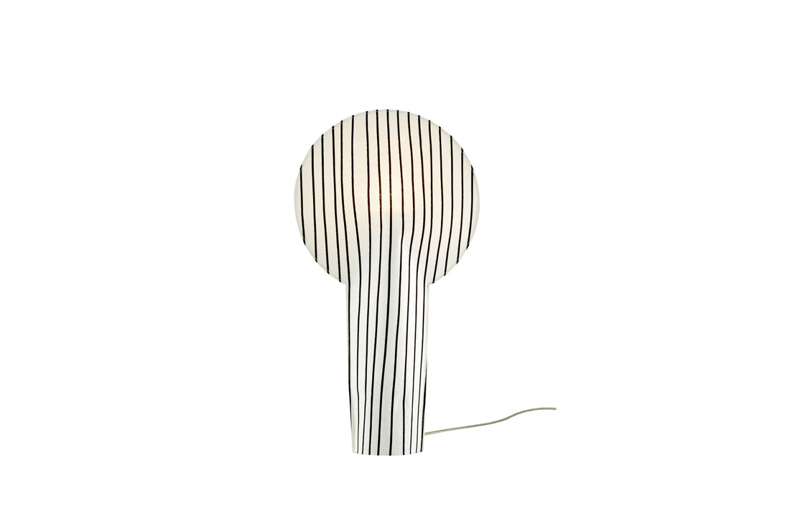 Lampe de table Paper Lamp, abat-jour en acier laqué et non-tissé, polyester et polyamide, ignifugé par imprégnation,...