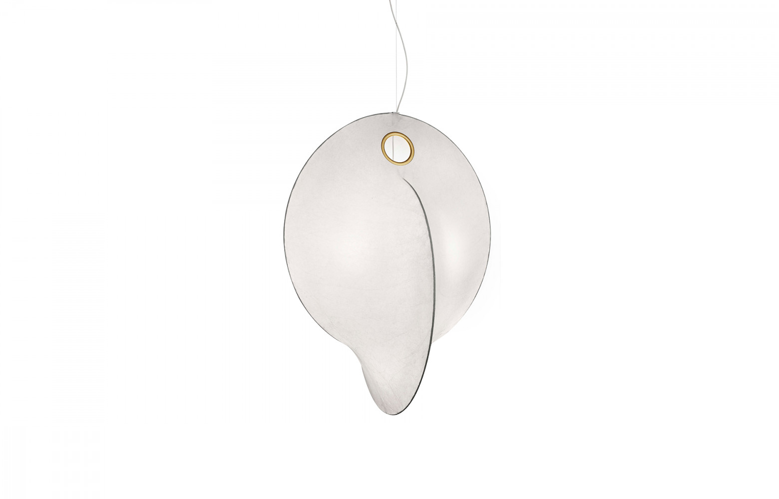Suspension Overlap S1 en résine, design Michael Anastassiades, 1 680 €. Flos sur Conranshop.fr