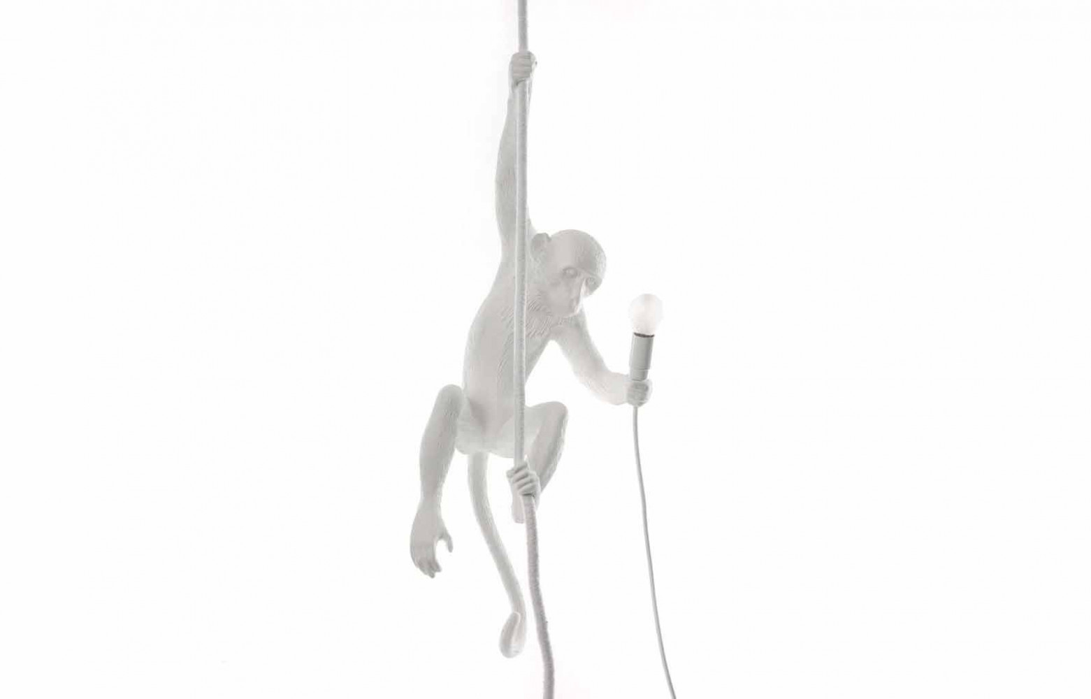 Lampe Monkey Swing Outdoor, design Marcantonio Raimondi Malerba, Seletti, 330 €.
