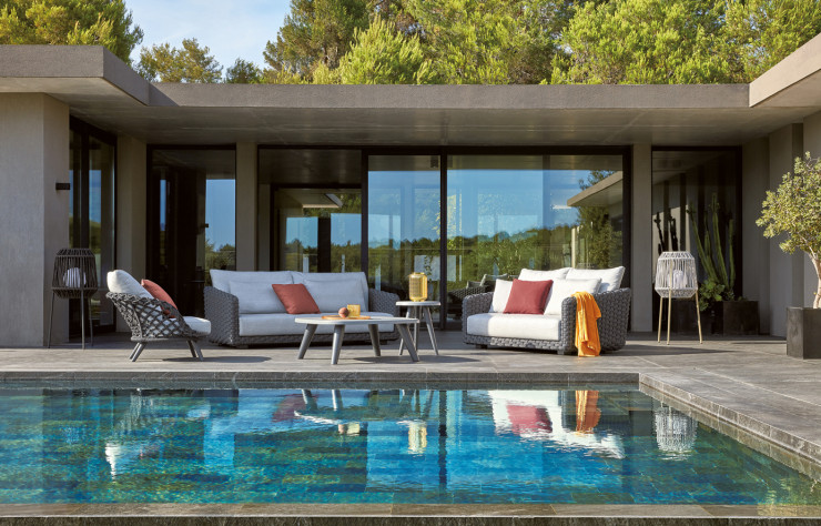 Le salon de jardin Riviera de l’agence Rush (Sifas).