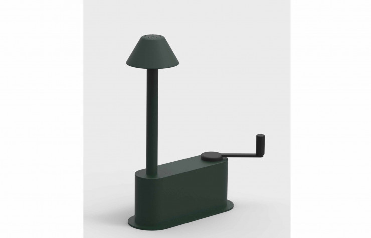 Lampe de chevet à dynamo de Klemens Schillinger.