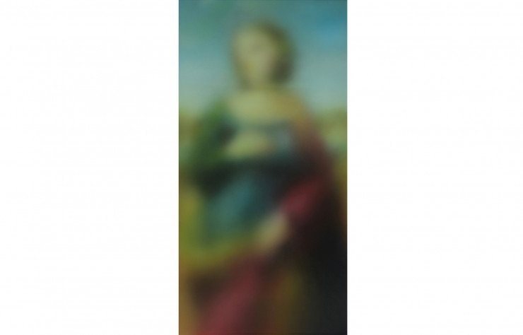 Young Woman 25 (2018), un portrait des Miaz Brothers. Galerie Wunderkammern (Rome, Milan).
