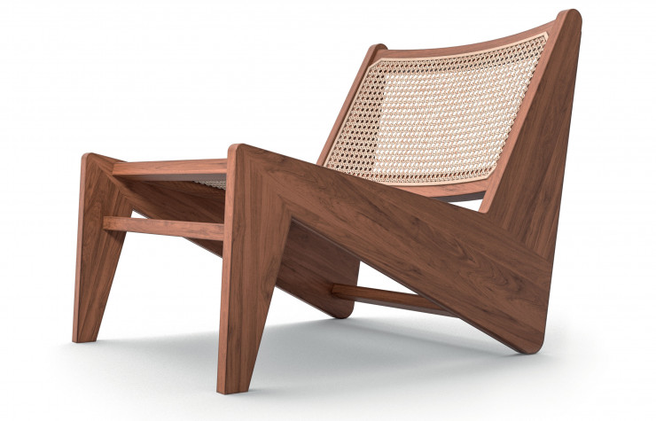 Fauteuil Kangaroo, tiré de la collection hommage à Pierre Jeanneret (2020, Cassina).