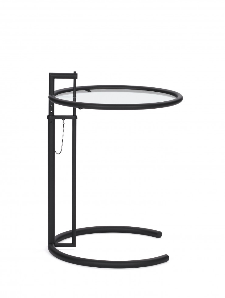 Table-guéridon E 1027 pour ClassiCon par Eileen Gray (1927).