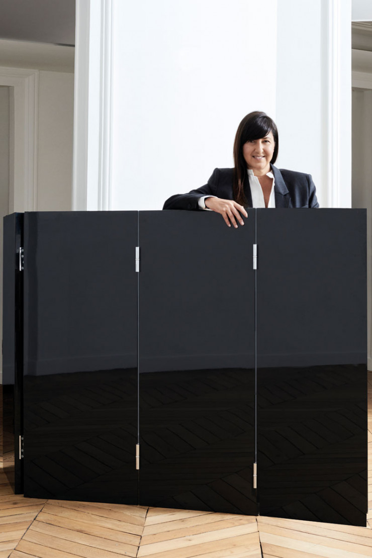 Paravent Arke, design Antonio Citterio (Maxalto chez Silvera)