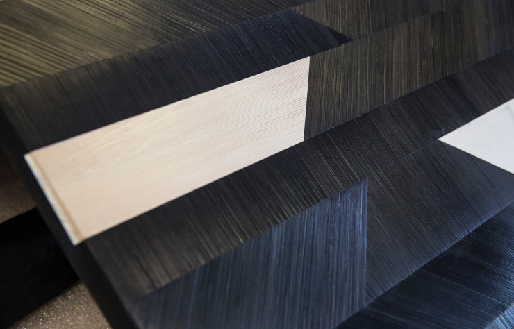 Détail du paravent réalisé en partenariat avec Manon Bouvier, Meilleur Ouvrier de France 2019.