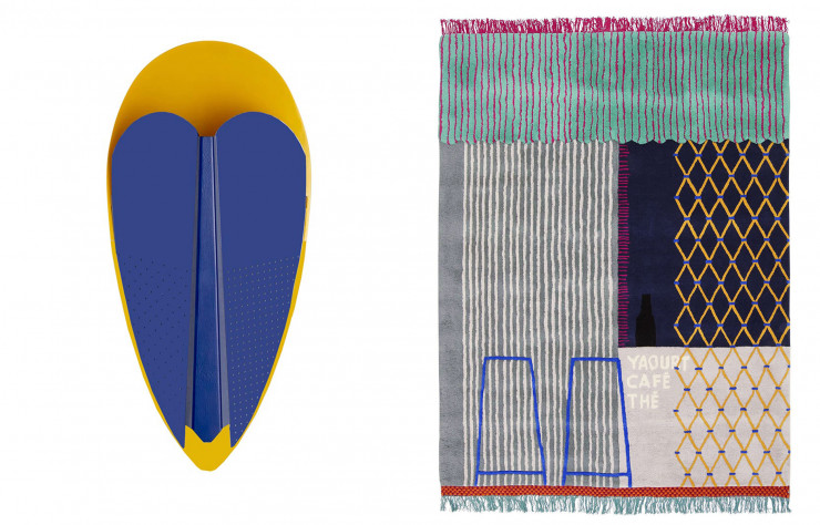 Applique Sorcier (La Chance) et tapis Maquis (Ligne Roset).