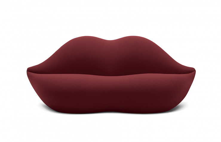 Canapé Bocca, en version « cherry ».