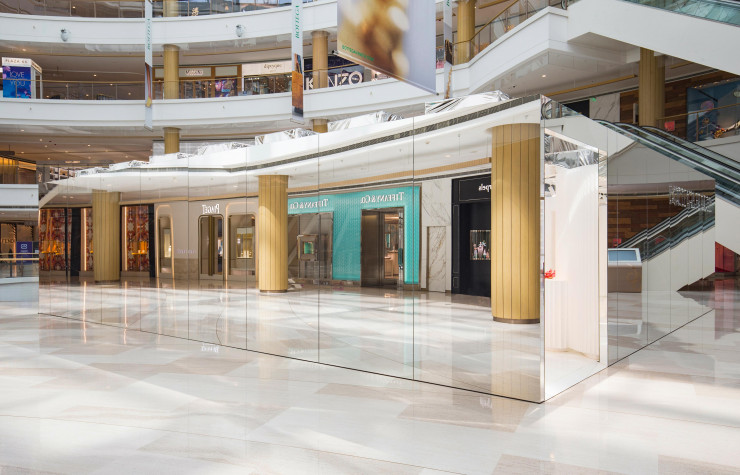 Bottega Veneta rend son nouveau pop-up store pratiquement invisible.
