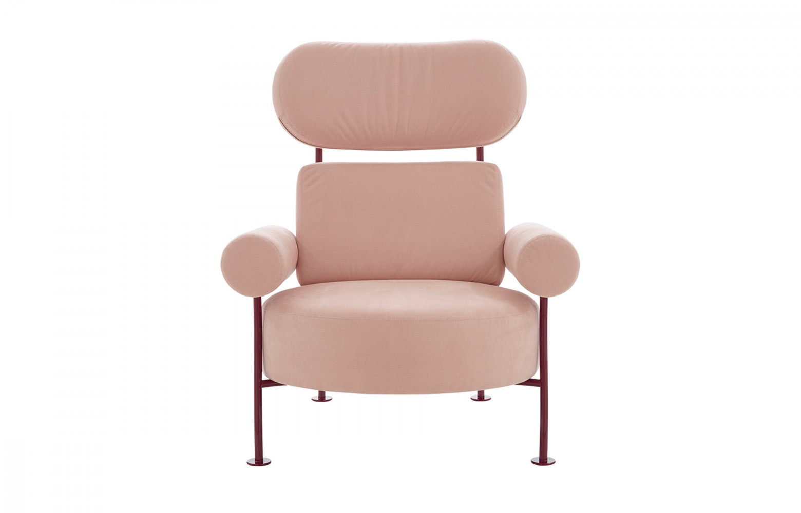 Fauteuil Astair en acier et tissu, design Pierre Charpin, à partir de 3 277 €. Ligne Roset.