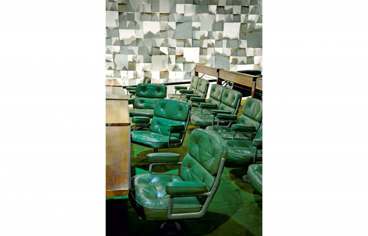 Intérieur du palais Itamaraty, siège de la diplomatie brésilienne et l’une des plus belles réalisations d’Oscar Niemeyer.