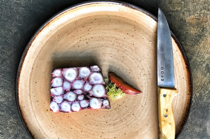 Le fameux pressé de poulpe.