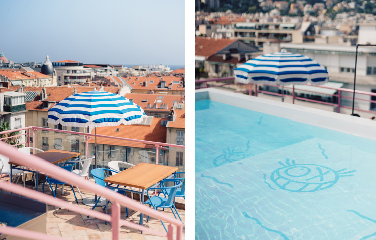 Piscine with a view.