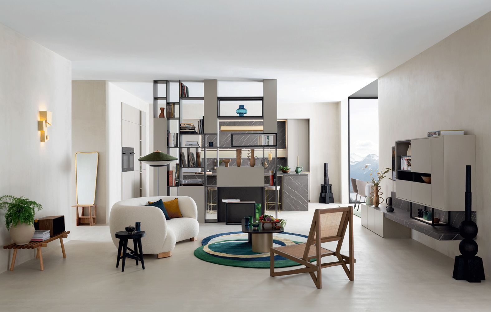 Pour ce projet complet, les agenceurs Perene ont traité l’ensemble du lieu dans une unité de ton...