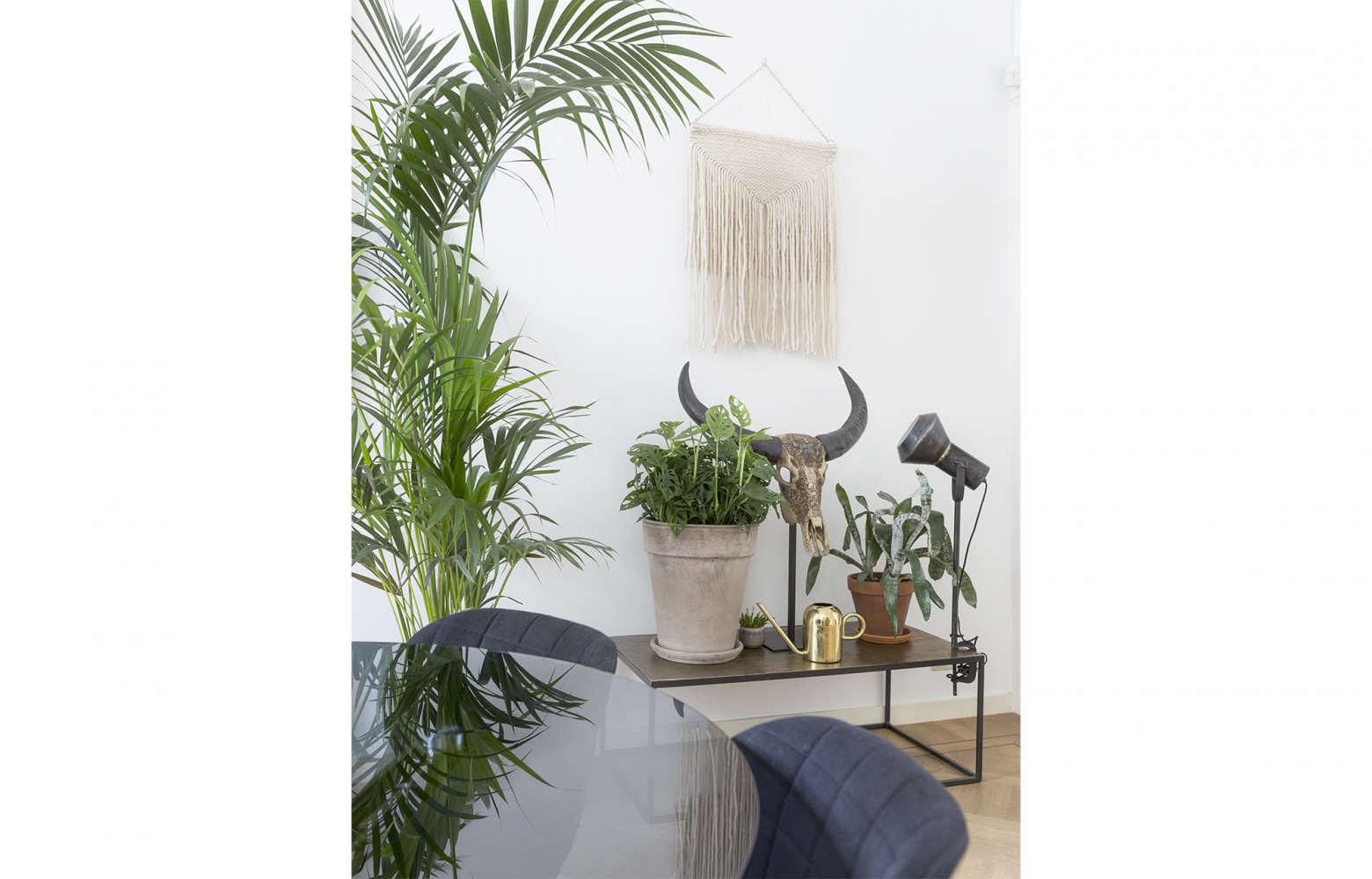 Les règles de Marie Kondo sont respectées : tout ici est indispensable (à la décoration!).