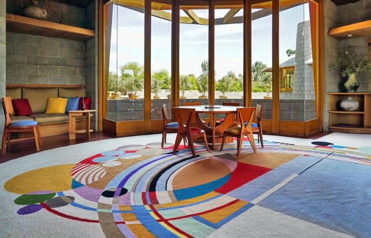 La Spiral House est l’une des dernières maisons conçues par Frank Lloyd Wright (1867-1959).