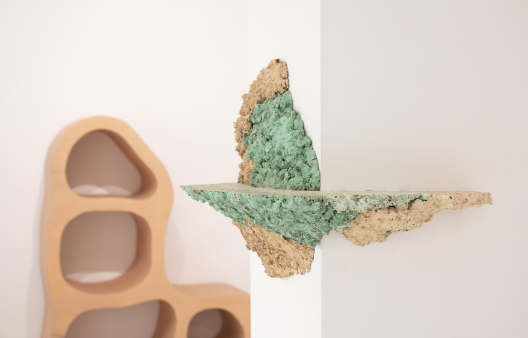 Etagère d’angle Mass du studio Odd Mater (2016).