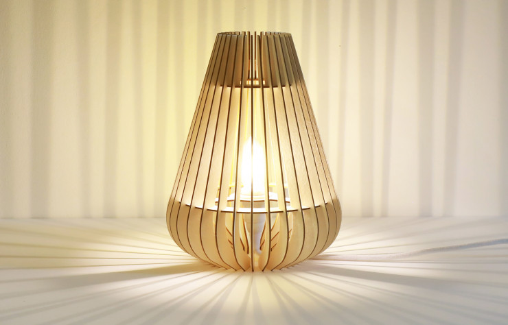 La lampe Betula offre un aspect ludique.