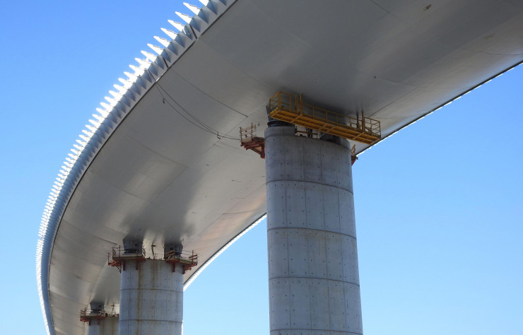 Mai 2020 : Le dernier tronçon étant achevé depuis le 28 avril, les finitions vont bon train.