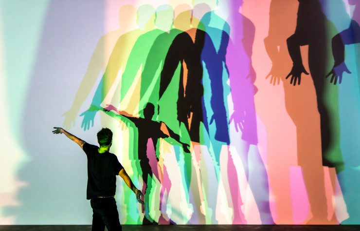 Olafur Eliasson Your uncertain shadow (colour), 2010.