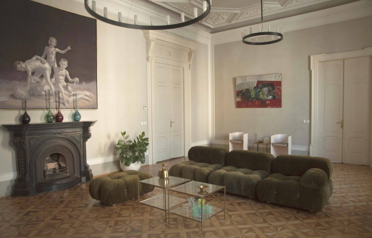 Canapé modulable Camaleonda en tissu, polyuréthane et fibre de bois, design Mario Bellini, à partir de 14 650 €. B&B Italia.