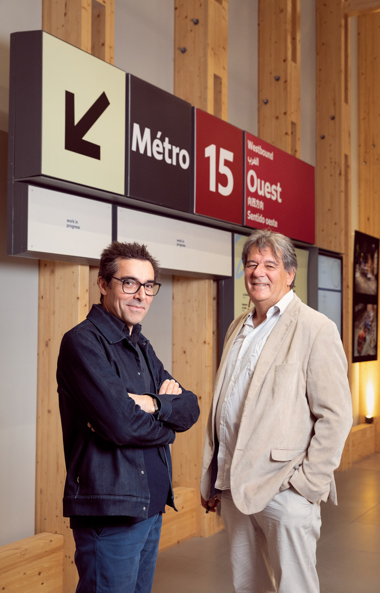 Patrick Jouin et Ruedi Baur.