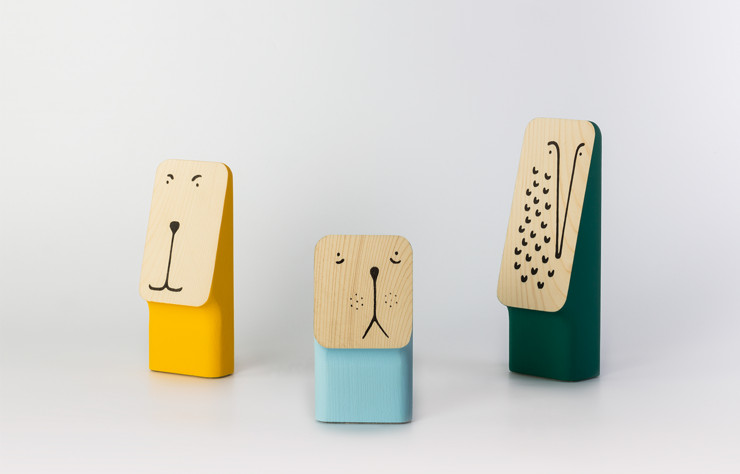 Statuettes zoomorphes Smala de Ionna Vautrin.