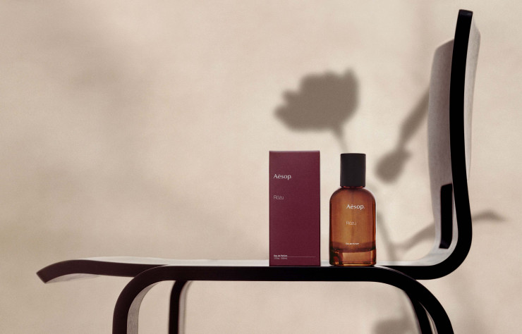 La parfum Rozu rend hommage à Charlotte Perriand, Aesop.
