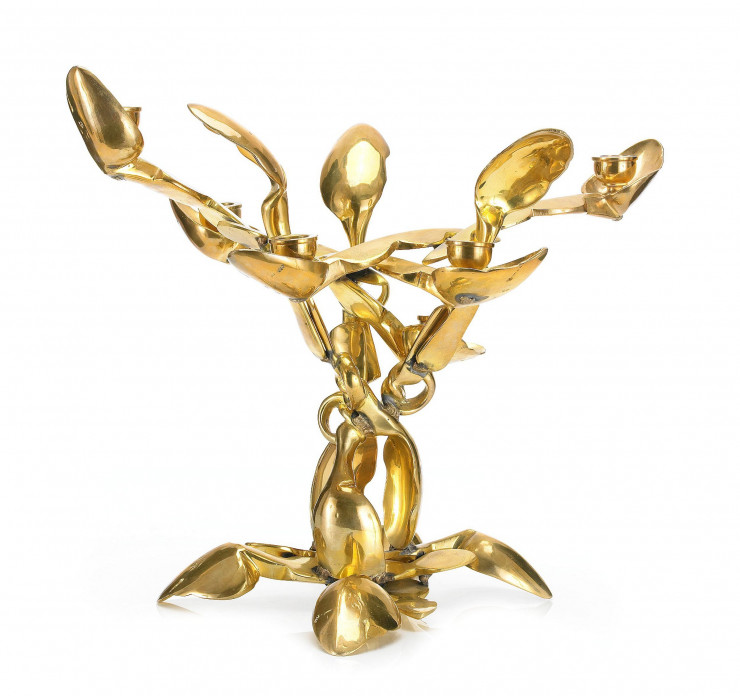 Arman, Bougeoir aux cuillères, 2003, disponible sur Artsper.