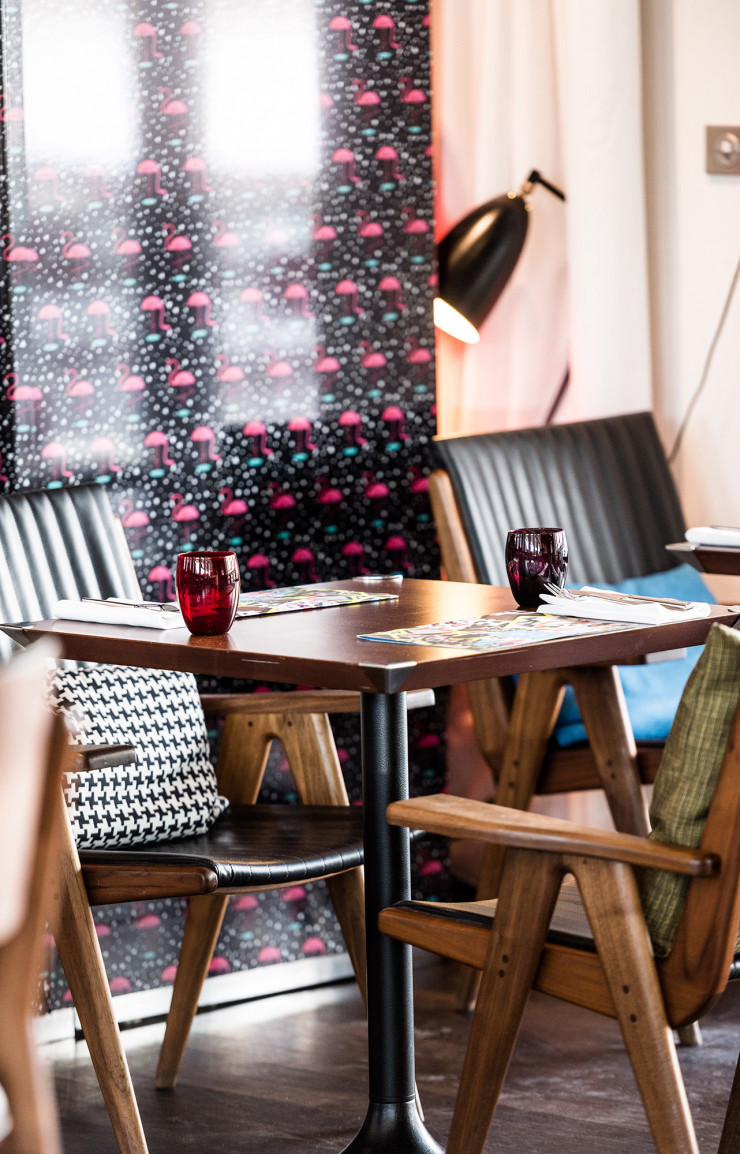 La brasserie Urbaine joue le chic décontracté.