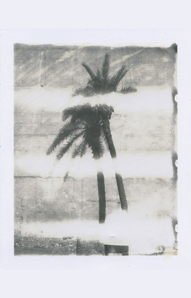 La fin des vacances (2017), noir et blanc grattés.