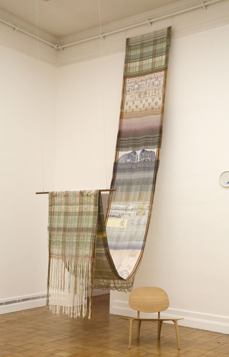 Tapis Daon Temps, une somme de souvenirs tissés par la designer textile Louise Limontas.