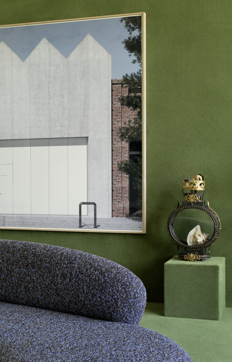 Détails du décor du VitraHaus loft par Charlap Hyman & Herrero.